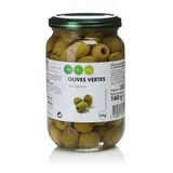 Tous les jours Olives vertes dénoyautées 160g