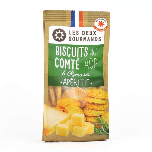 Les Deux Gourmands Biscuits au Comté 100g
