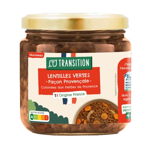 Transition Conserve de lentille façon provençale 400g