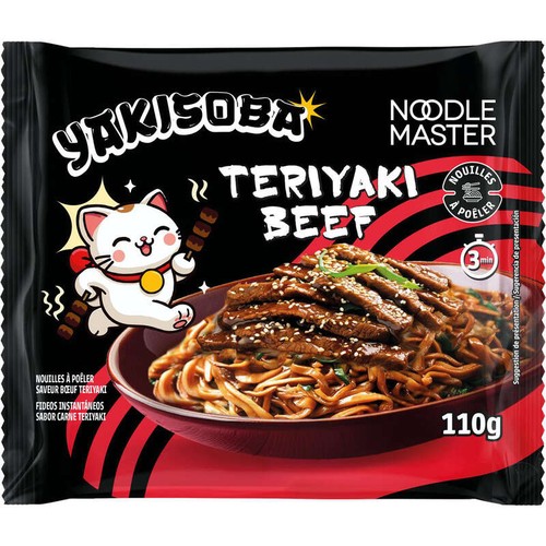 Noodle Master Yakisoba bœuf Teriyaki 110g