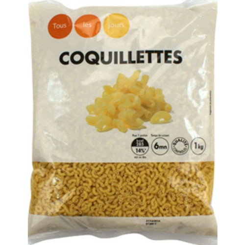 Tous Les Jours Coquillettes 1kg