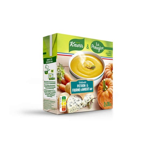 La Potagère Velouté de potiron fourme d'Ambert 2x30cl