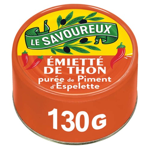 Le Savoureux Emiettés de thon à la purée de piment d'Espelette 130g