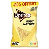 Doritos Chips Tortilla Goût Nature 160g +10% Offert