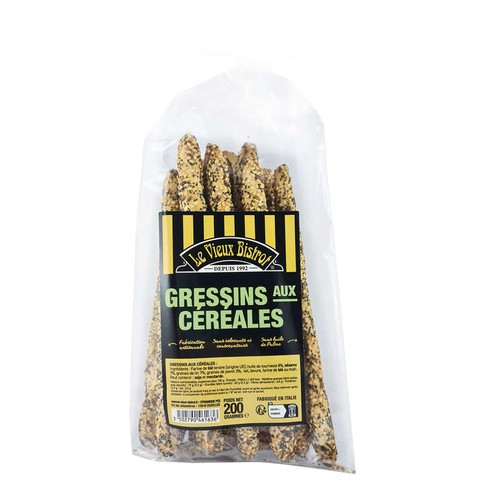 Le Vieux Bistrot Gressins aux Céréales 200g