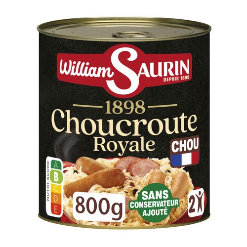 William Saurin Choucroute Royale 1898 800g