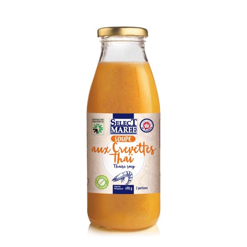 Select Marée Soupe Thaï crevette & butternut 490g