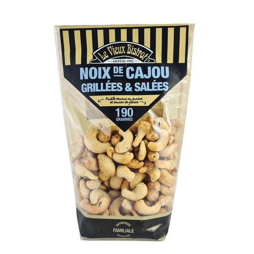 L'Ami Provençal Noix De Cajou Le Sachet De 190g