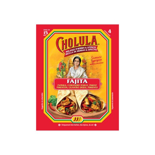 Cholula Mélange d'Épices pour Fajitas 20g