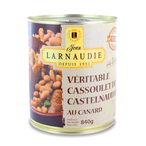 Jean Larnaudie Véritable cassoulet de Castelnaudary au Canard 840g