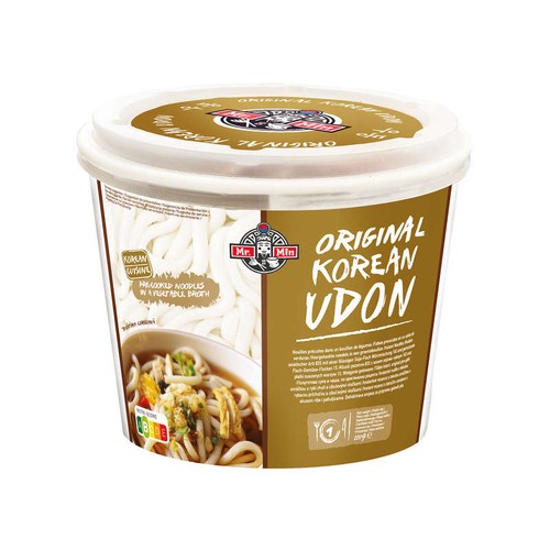 Mr. Min Nouilles Précuites Dans Un Bouillon De Légumes, Cuisine Coréenne 220g