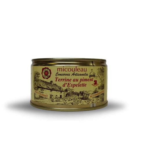 Micouleau Terrine au piment d'Espelette 200g