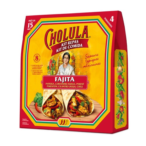 Cholula Kit Repas Pour Fajitas 490g