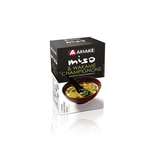 Ariaké Soupe Intant Miso & Wakamé Champignons, Recette Traditionnelle 11g