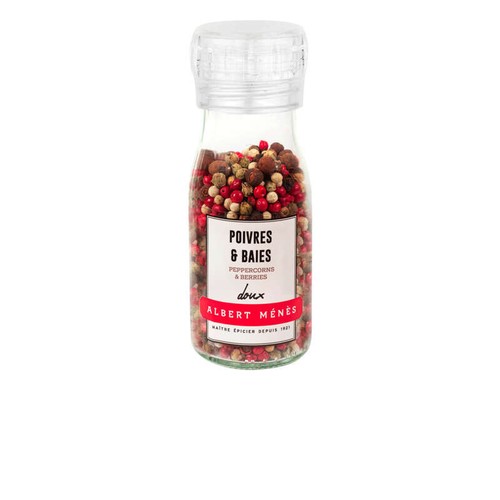 Albert Ménès Poivre et baies Moulin 40g
