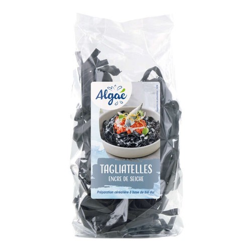 Algaé Tagliatelles à l'encre de seiche Bio 200g