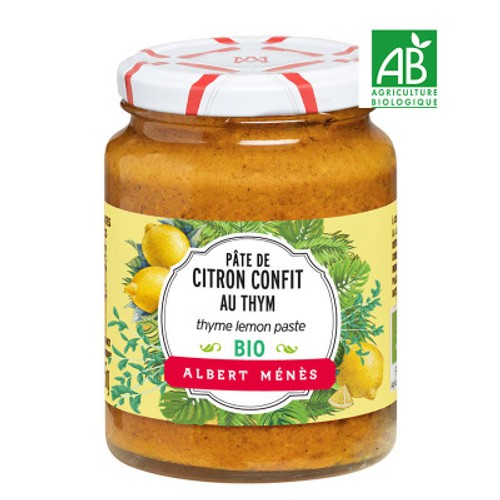 Albert Ménès Pâte Citron Thym Bio 90g