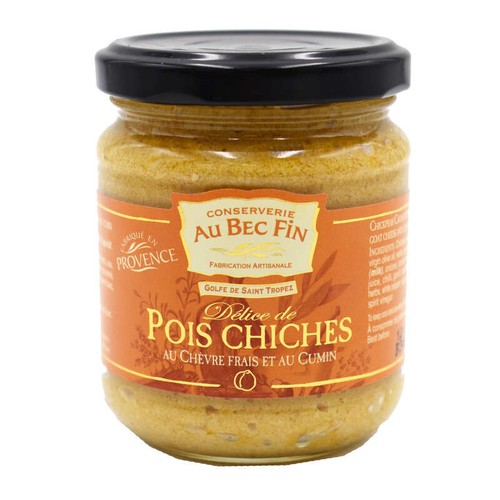 Conserverie au Bec Fin Caviar de Pois Chiches Au Chèvre Frais Et Cumin - 180g