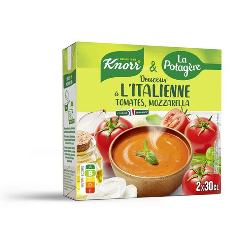 Knorr Velouté de Potiron à la Crème Fraiche Française 2x30cl