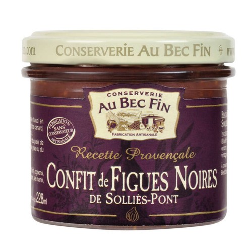 Conserverie au Bec Fin Confit de Figues Noires Du Var 100g