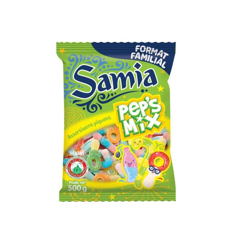 Samia Assortiment de bonbons piquants halal 500g