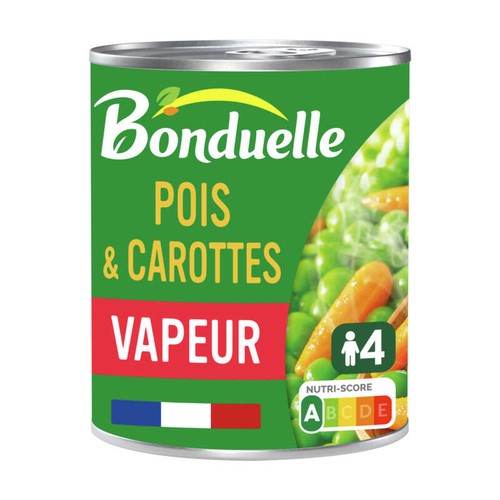 Bonduelle Petits pois doux & Carottes 530g