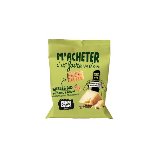 Ramdam Sablés Bio Pécorino & Poivre 100g