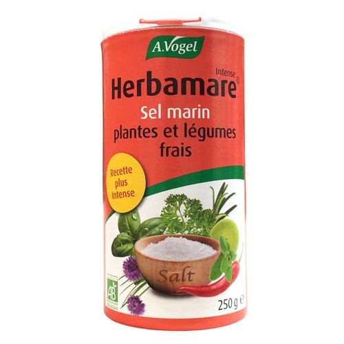 A.Vogel Herbamare Intense Sel Marin Plantes et Légumes Frais Bio 250g