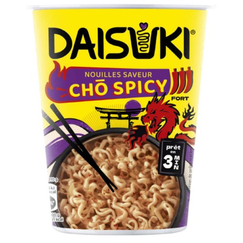 Daisuki Nouilles Saveur Chō Spicy 60g