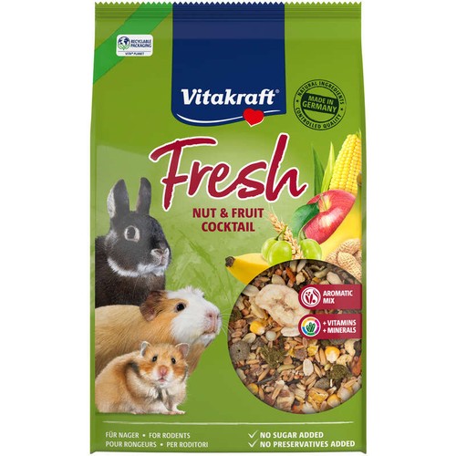 Vitakraft Fresh nut & fruit cocktail pour Rongeurs 300g
