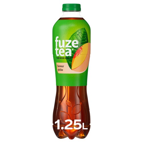 Fuzetea Thé noir pêche intense 1,25L