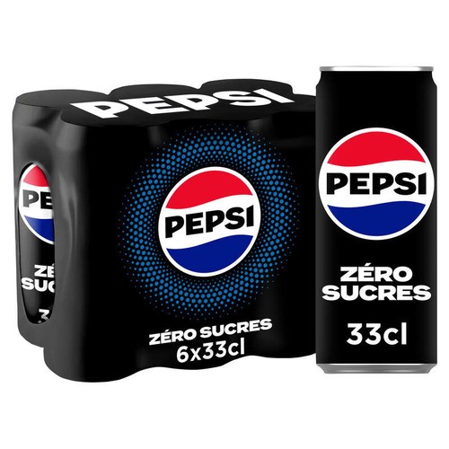 Pepsi Soda au Cola Sans Sucres 6x33cl