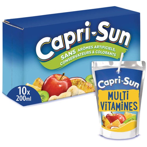 Capri-Sun Multivitaminés Boisson aux fruits plate 10x20cl