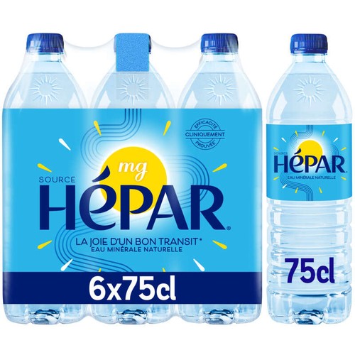 Hépar Eau minérale naturelle 6x75cl