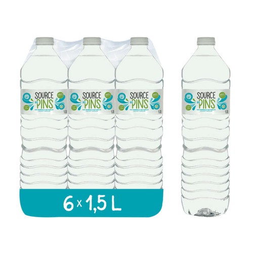 Source Des Pins Eau de source naturelle 6x1,5L