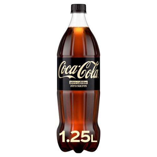 Coca-Cola Sans sucres et sans caféine 1,25L