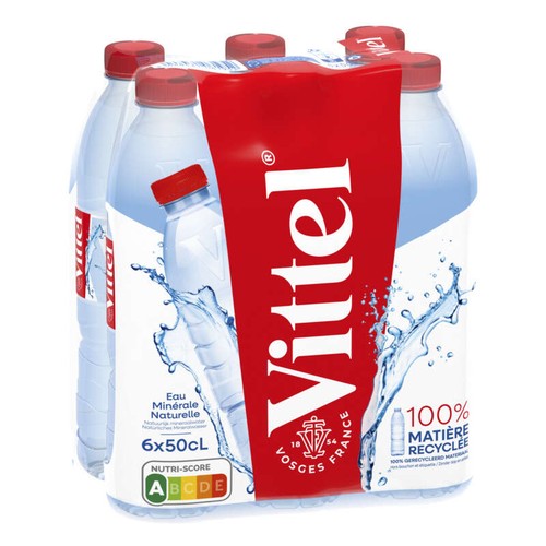 Vittel Eau Minérale Naturelle Des Vosges 6x50cl
