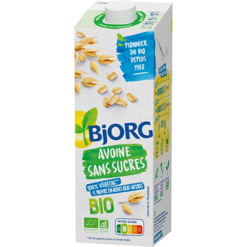 Bjorg Avoine sans sucres Bio 1L