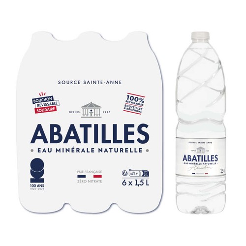 Abatilles Eau Minérale Naturelle 6x1.5L