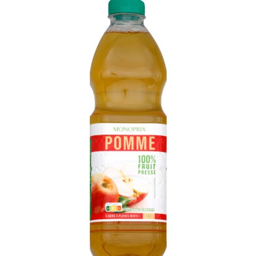 Monoprix Jus de Pomme 100% pressé 1.5L