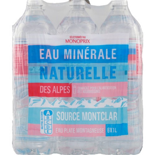Monoprix Eau Minérale 6x1L