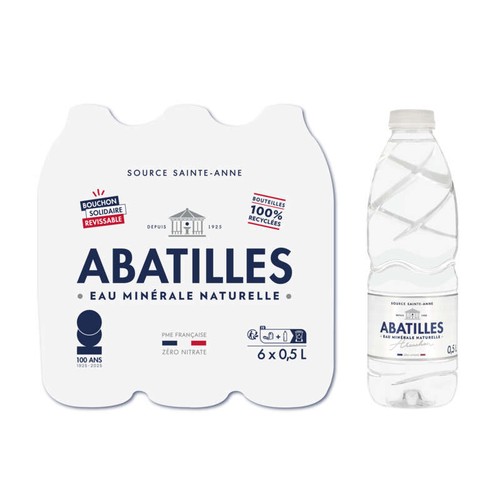 Abatilles Eau Minérale Naturelle 6x50cl