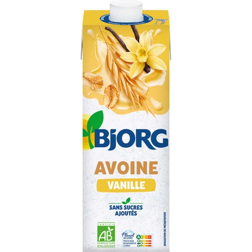 Bjorg Boisson Avoine & Vanille Bio 1L