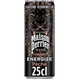 Maison perrier Energize boisson énergisante saveur Pêche 25cl