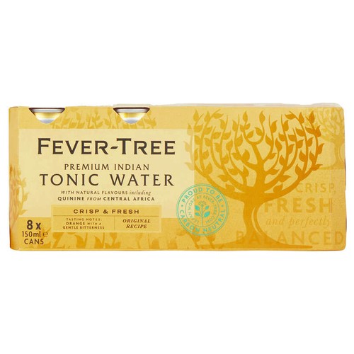 Fever Tree Tonic Water Canettes Pack 8x150ml