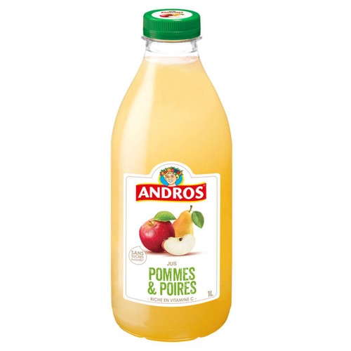 Andros Jus Multivitaminés Pomme poire 1L