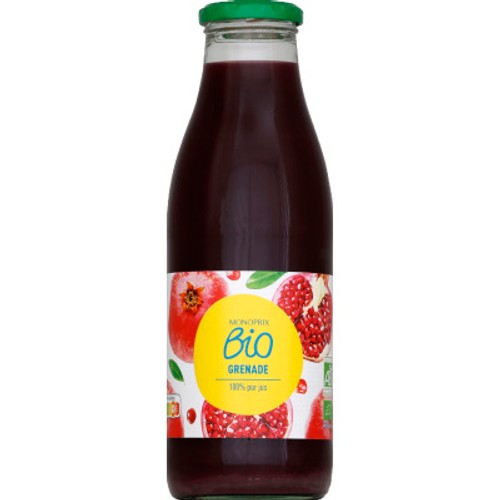 Monoprix Bio Pur Jus Grenade 75cl