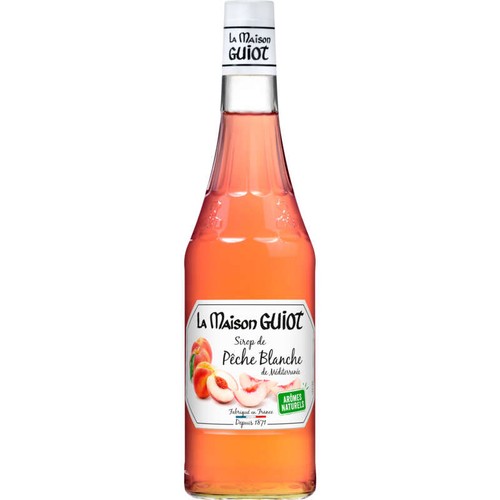 La Maison Guiot Sirop Pêche Blanche de Méditerranée 70cl