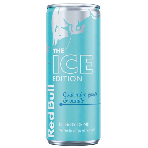 Red Bull boisson énergisante Goût mûre givrée & vanille 250ml