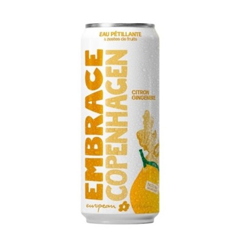 Embrace Eau pétillante Citron gingembre 33cl